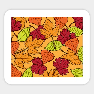 Autumn leaves Sticker